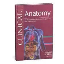 Clinical Anatomy medical book cover with anatomical illustration, available on MedicoBooks.pk