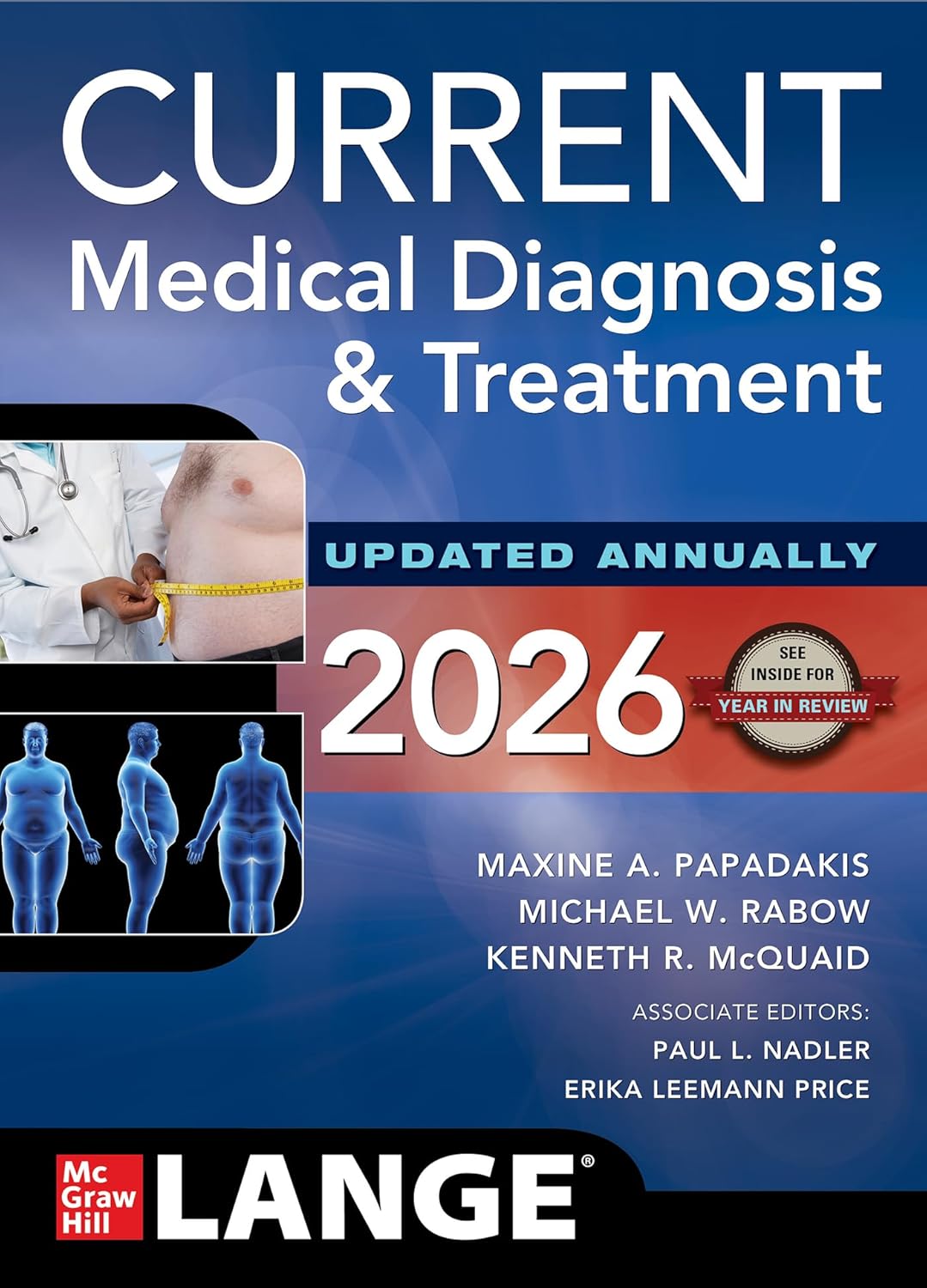 CURRENT Medical Diagnosis and Treatment CMDT 2026 65th Edition by Maxine A. Papadakis
