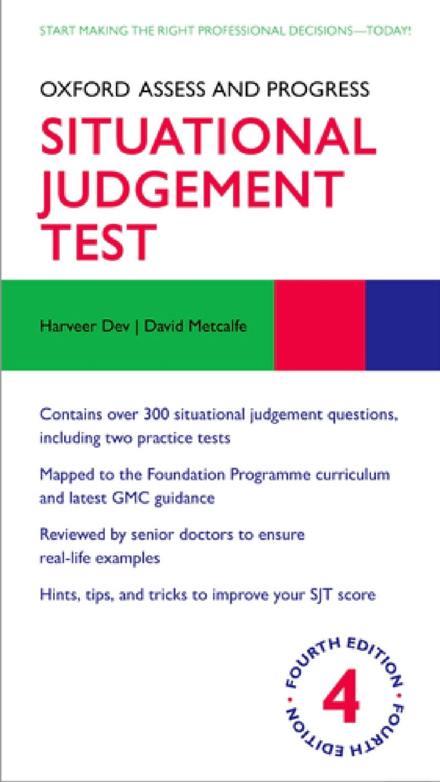 Oxford Assess and Progress: Situational Judgement Test 4th Edition by David Metcalfe