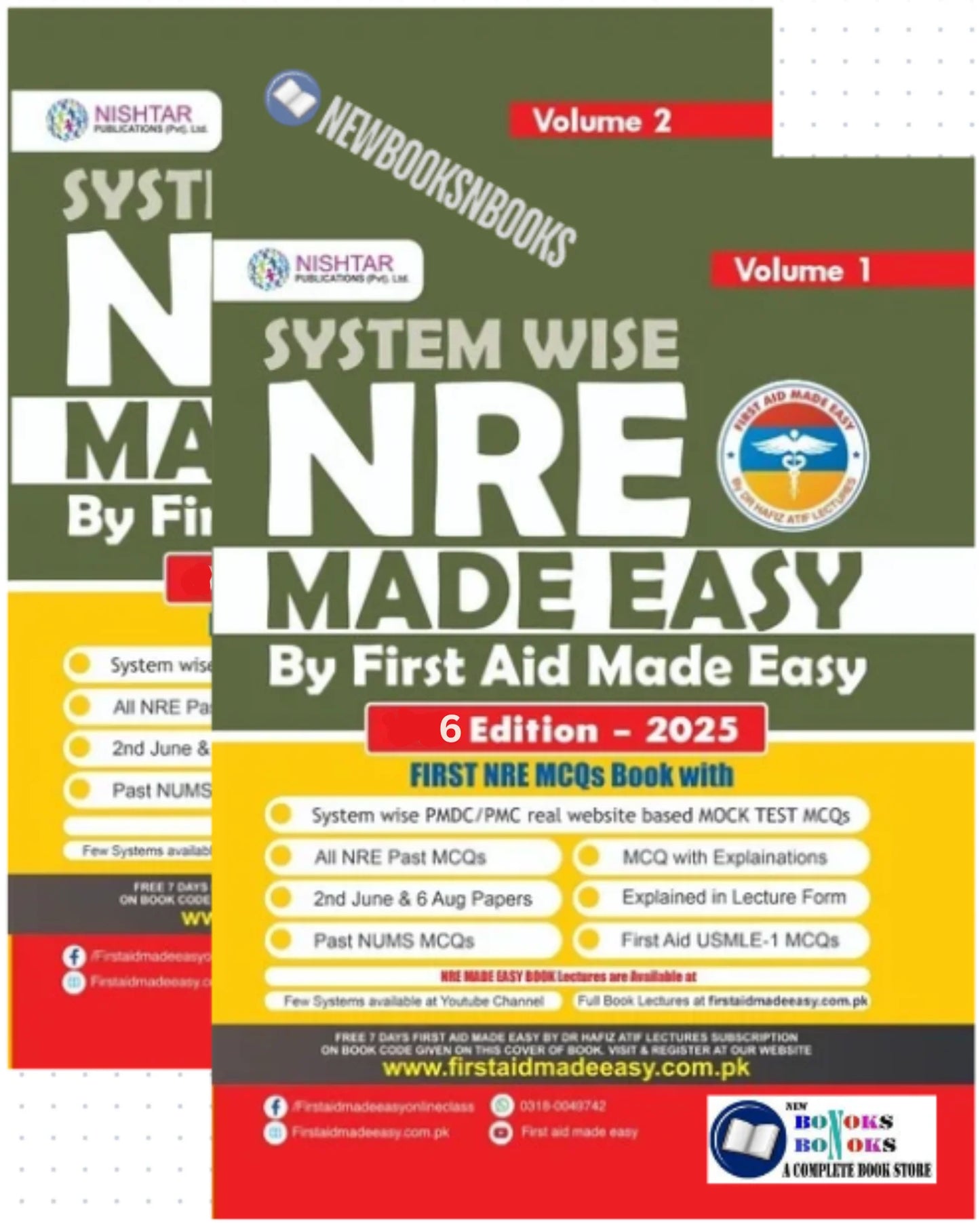 NRE Made Easy by First Aid Made Easy – 6th Edition – 2 Volume Set