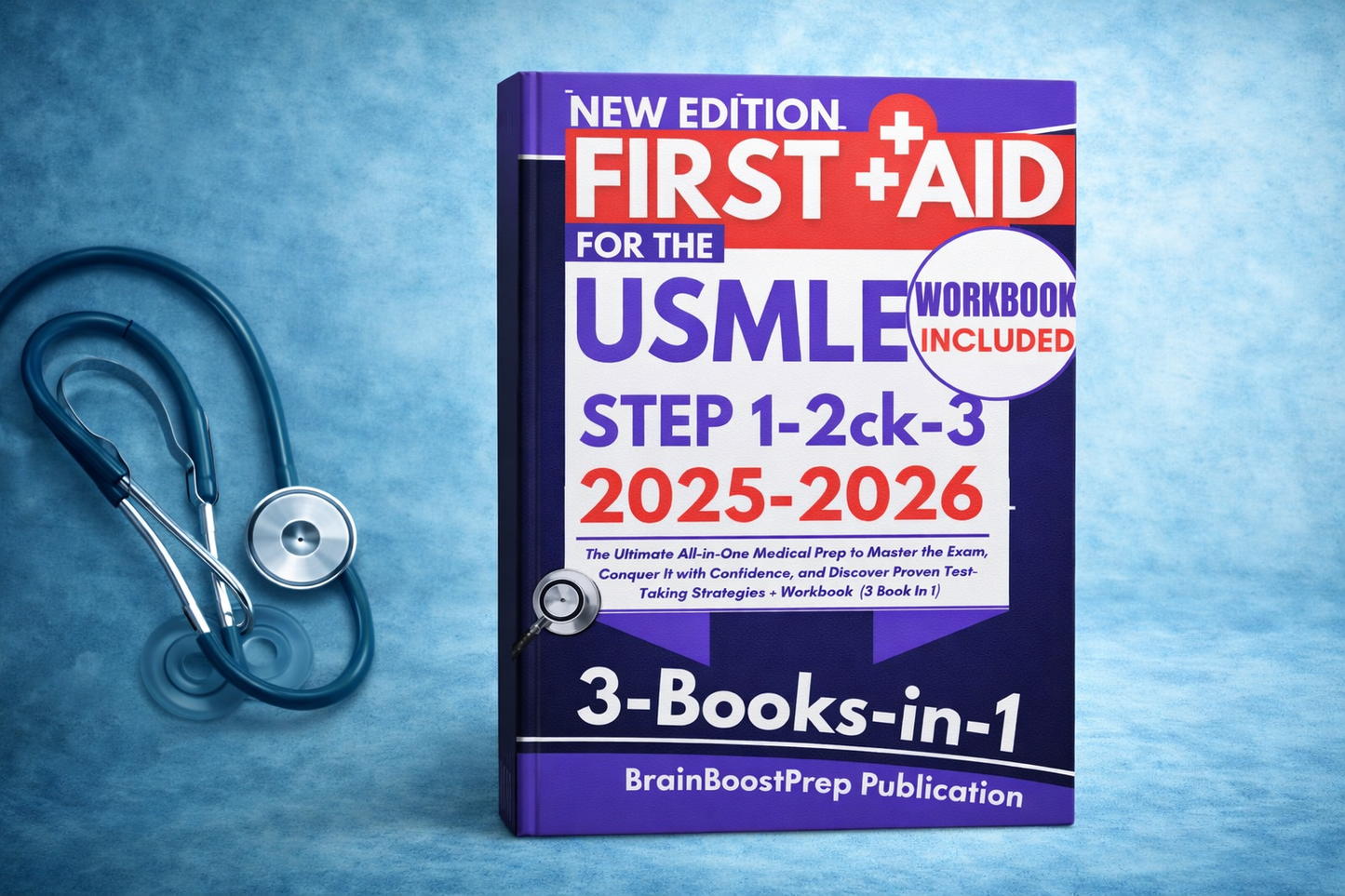 First Aid for the USMLE Step 1, 2 ck, and 3 2025-2026 by BrainBoostPrep Publication
