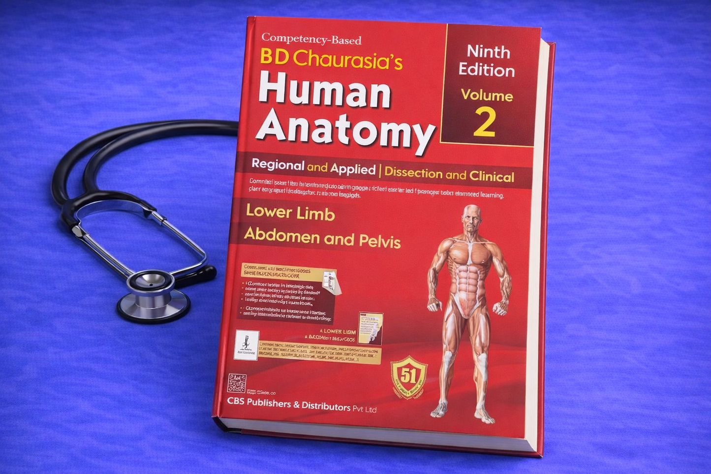 BD Chaurasia's Human Anatomy:Vol. 2: Lower Limb, Abdomen & Pelvis, 9e