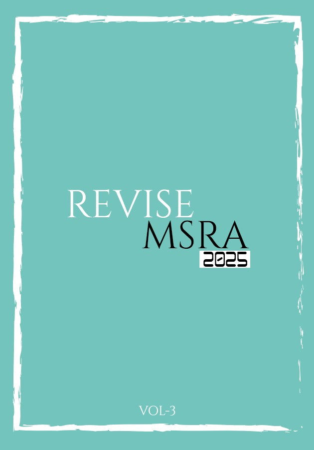 MSRA REVISE 2025 notes only ( three vols set )