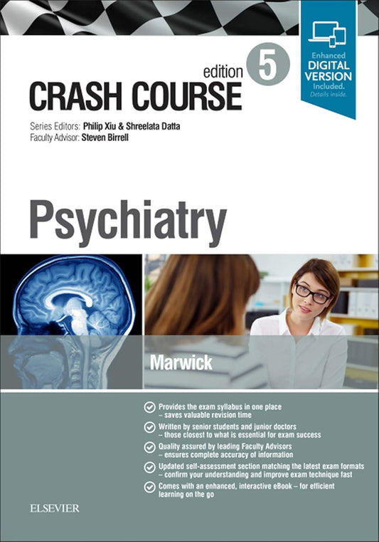 Crash Course Psychiatry 5th Edition by Katie FM Marwick