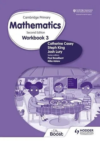 Cambridge Primary Mathematics Workbook 3 2nd Edition Hodder by Josh Lury (Copy)