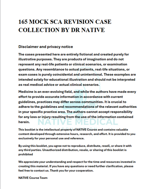 165 MOK SCA REVISON CASE COLLECTION BY DR NATIVE