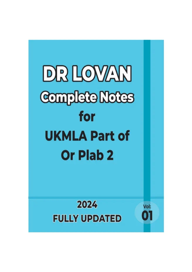 Plab 2 Notes Dr Lovan Blue Notes For Plab 2 – MedicoBooks.pk