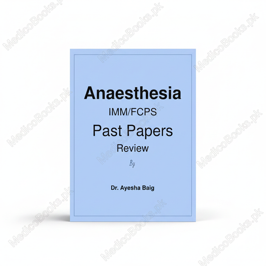 Anaesthesia  IMM/FCPS  Past Papers  Review  By    Dr. Ayesha Baig