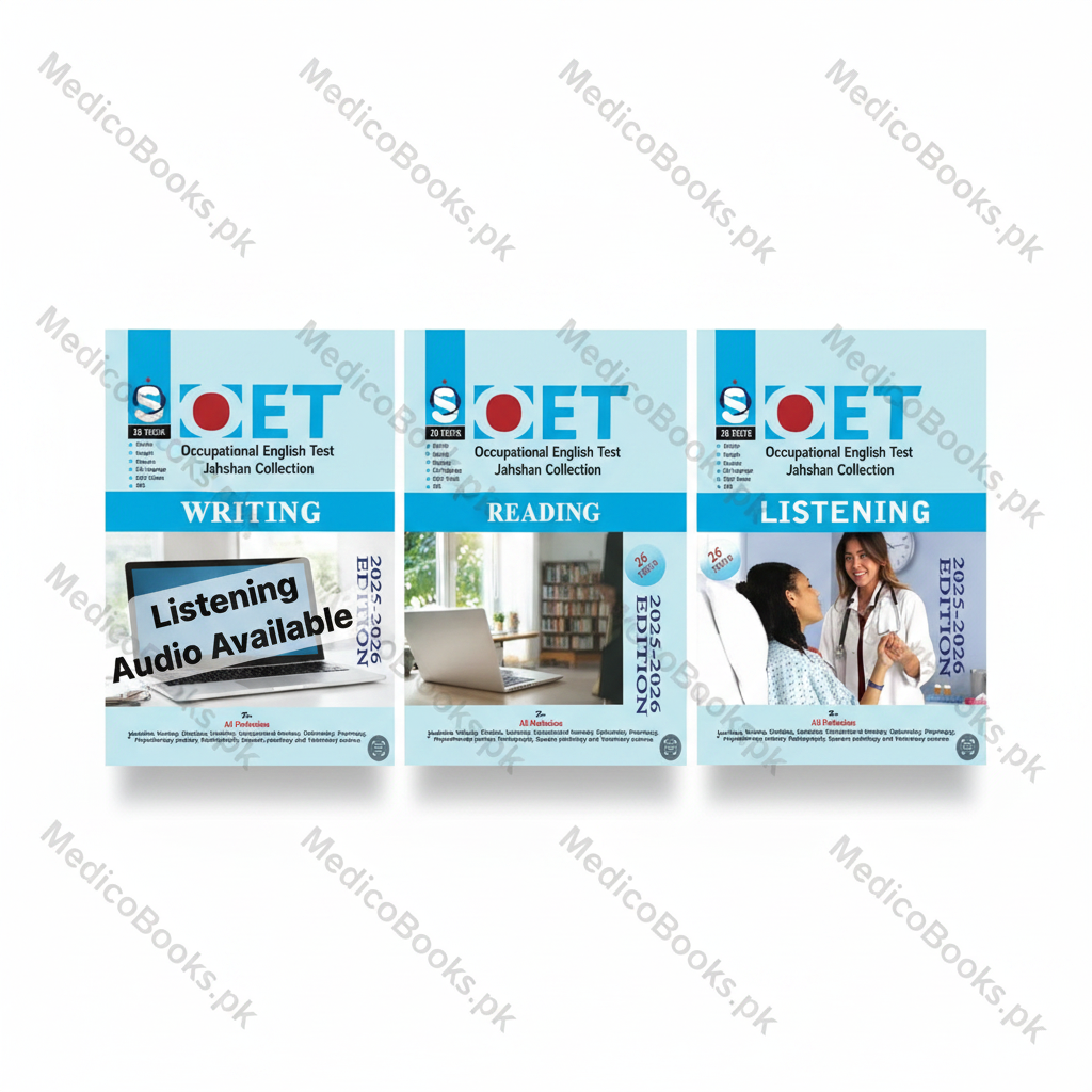 OET Jahshan Collection 2025-26 - 3 Vol Set with (Listening Audio Available)