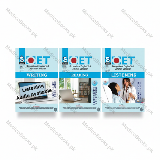 OET Jahshan Collection 2025-26 - 3 Vol Set with (Listening Audio Available)