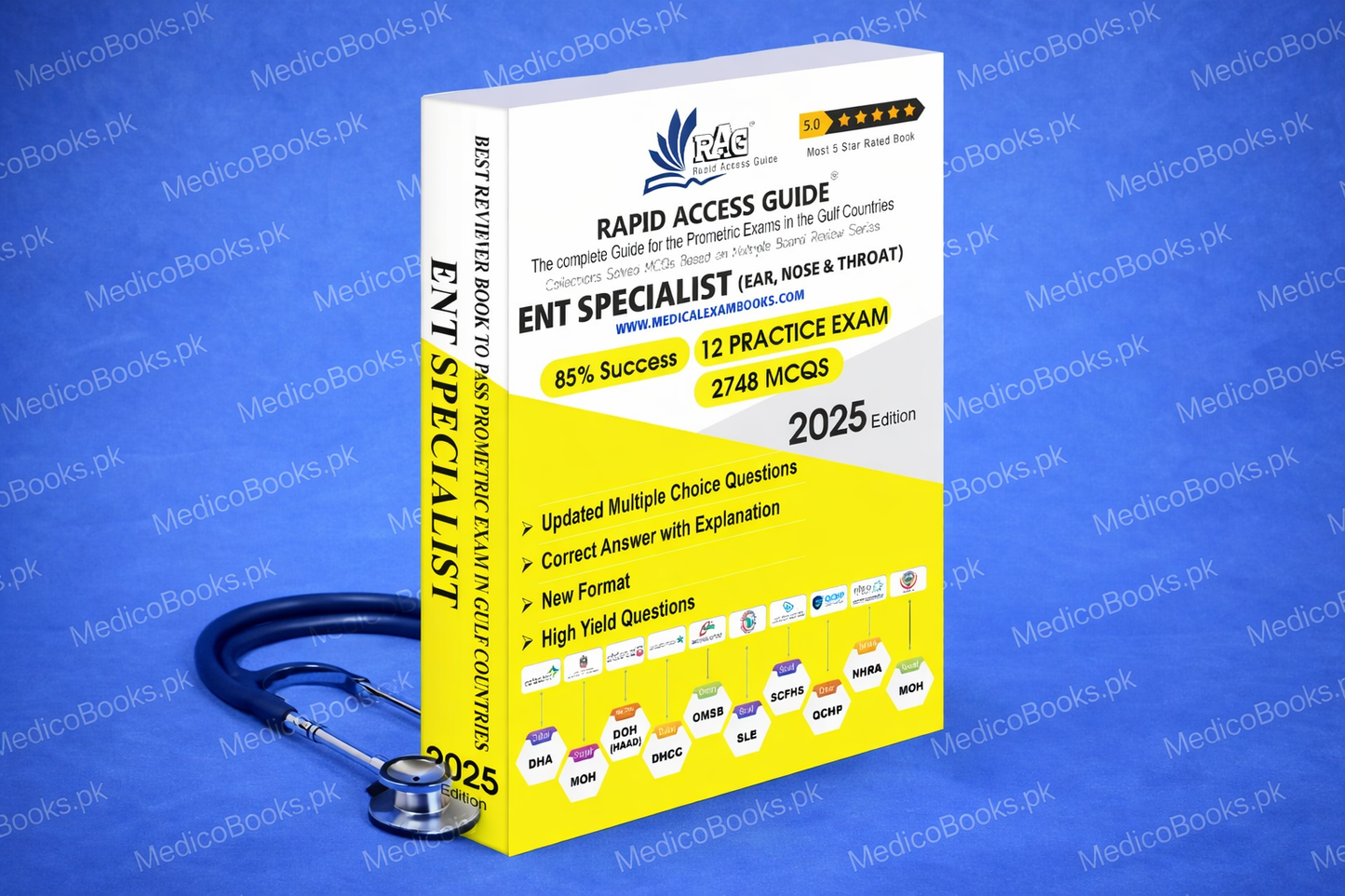 Rapid Access Guide  for ENT Specialist Prometric Exam MCQ Book 2025