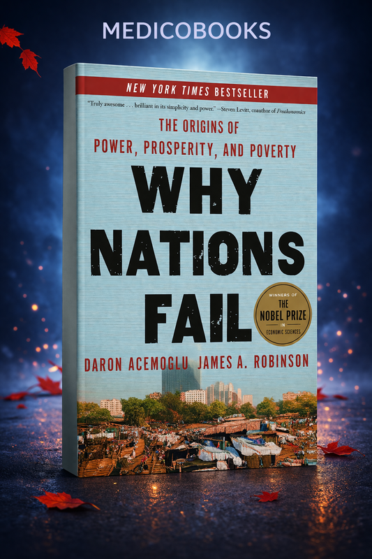 Why Nations Fail: The Origins of Power, Prosperity, and Poverty by Daron Acemoglu
